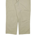 DICKIES Mens Cotton Blend Beige Regular Straight Trousers W38 L26 Workwear Zip