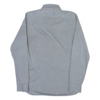TED BAKER Mens Plain Shirt Grey Long Sleeve M