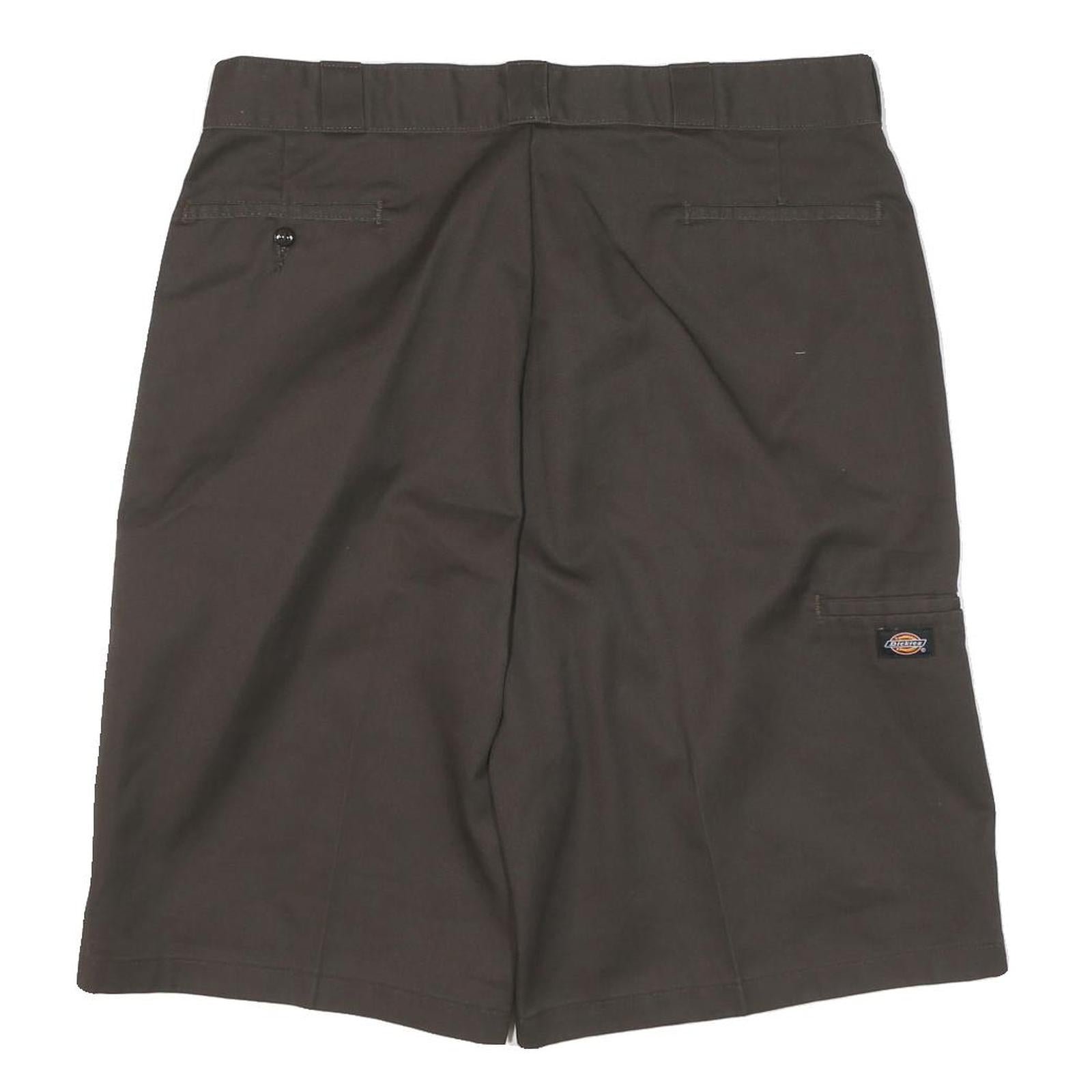 DICKIES Mens Shorts Brown Casual Loose 3XL W36 Workwear Cotton Blend