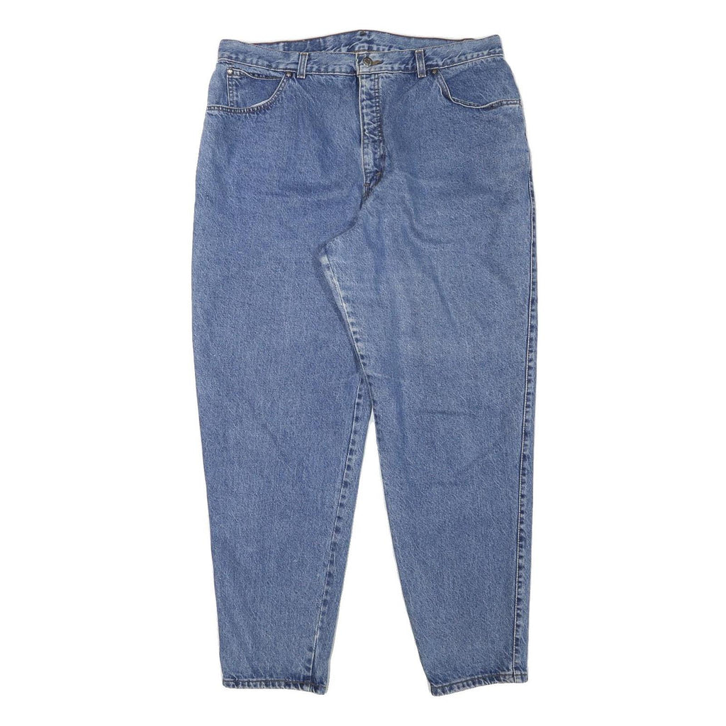 LEVI'S Womens Relaxed Blue Denim Jeans W36 L29 Classic Fit Zip Closure