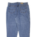 LEVI'S Womens Relaxed Blue Denim Jeans W36 L29 Classic Fit Zip Closure