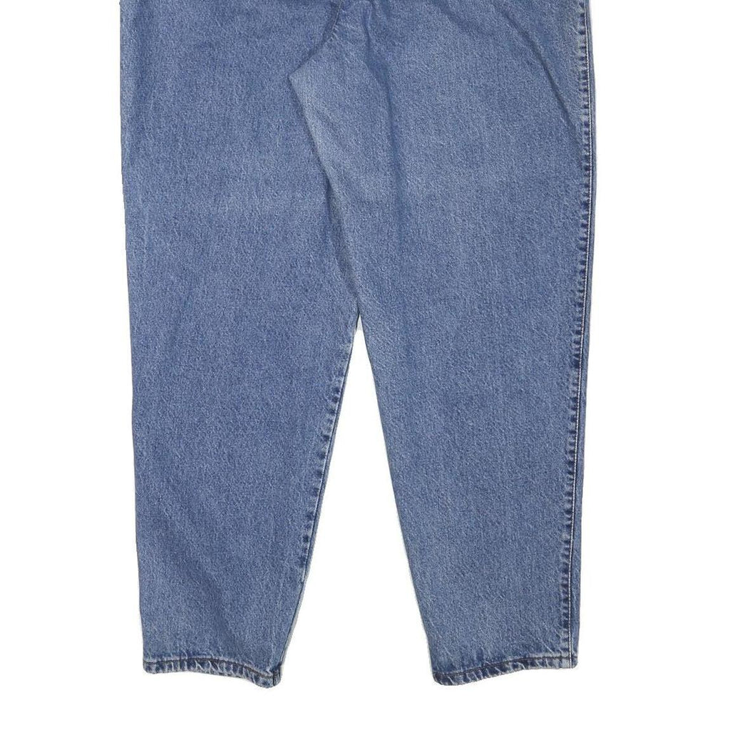 LEVI'S Womens Relaxed Blue Denim Jeans W36 L29 Classic Fit Zip Closure