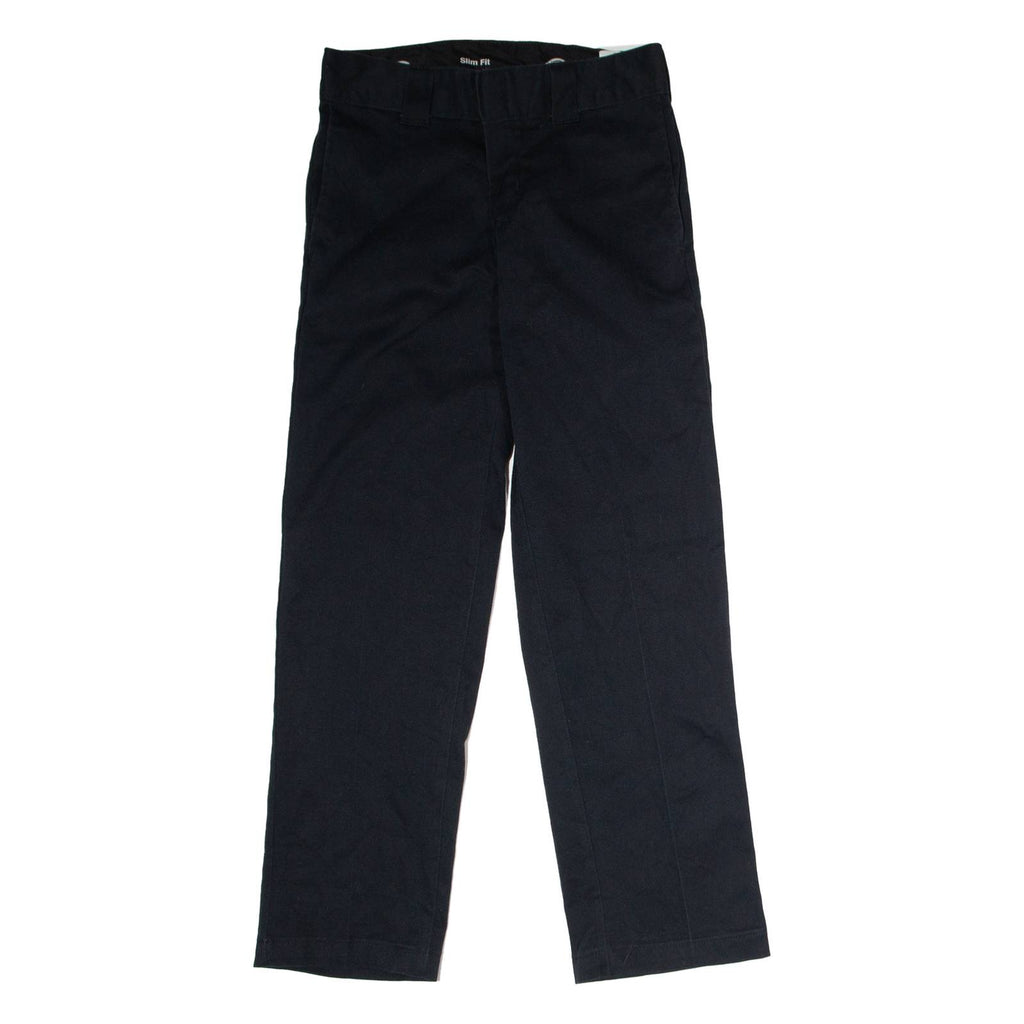 DICKIES Flex Workwear Womens Twill Trousers Black Slim Straight W28 L30