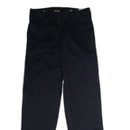 DICKIES Flex Workwear Womens Twill Trousers Black Slim Straight W28 L30