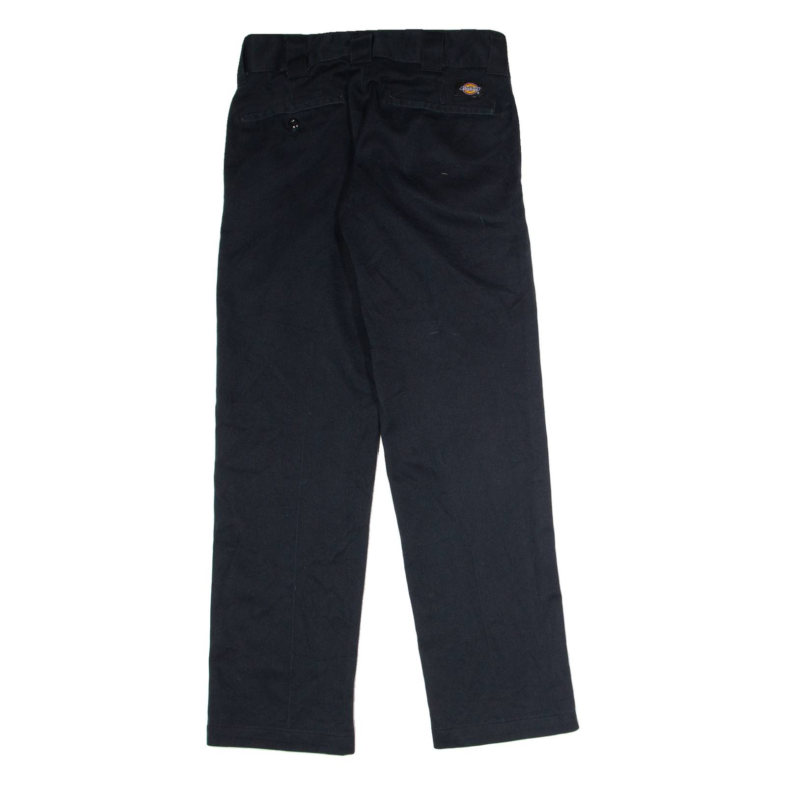 DICKIES Flex Workwear Womens Twill Trousers Black Slim Straight W28 L30