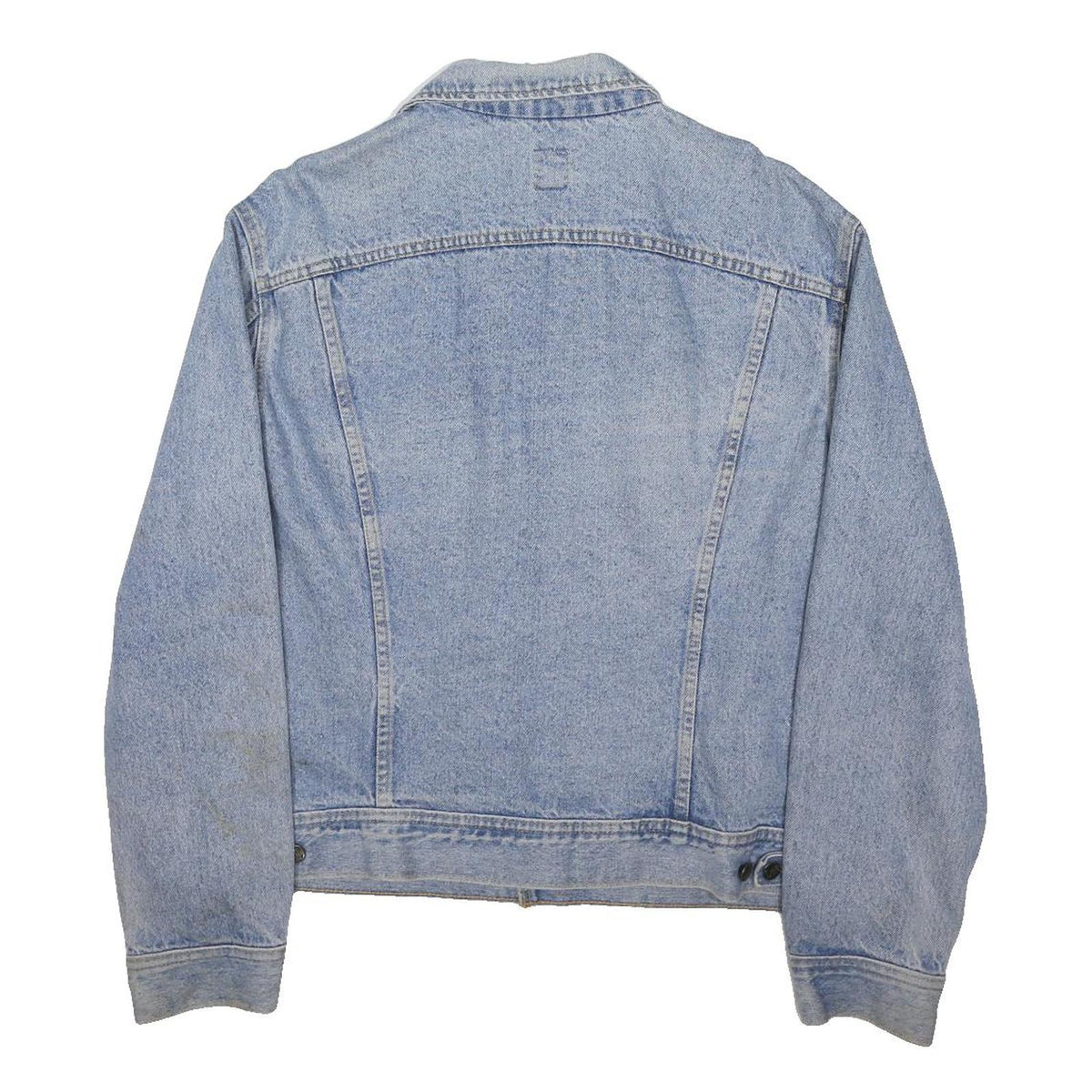 LEE Mens Blue Denim Jacket XL Cotton Blend Classic Button Closure Casual Vintage