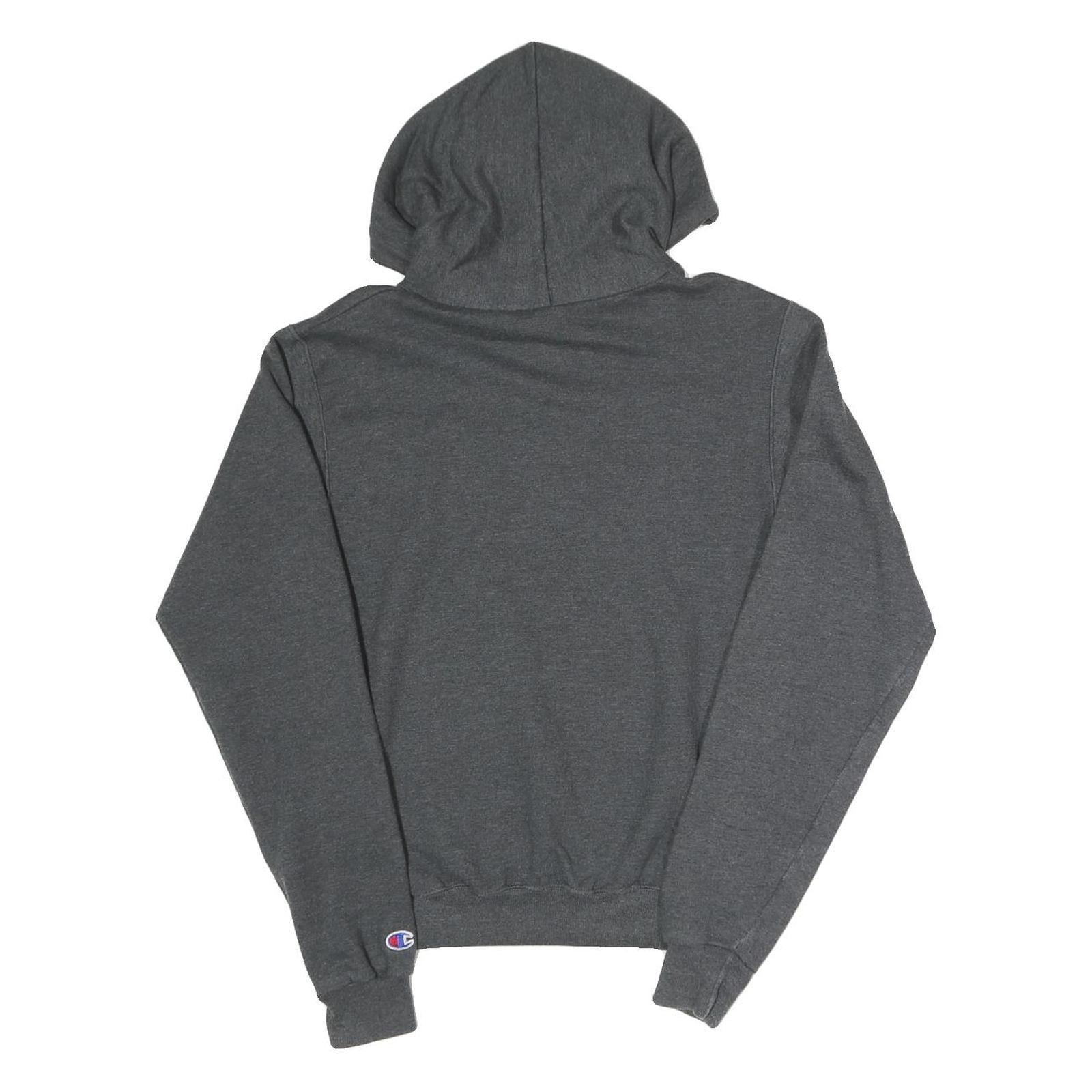 CHAMPION Mens Charcoal Grey Ball State University Hoodie XS Cotton Blend