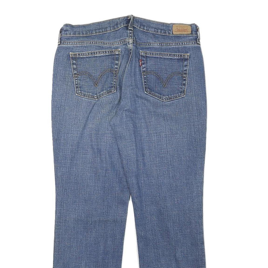 LEVI'S 505 Womens Jeans Blue Regular Straight Denim Medium W30 L29 Classic Fit