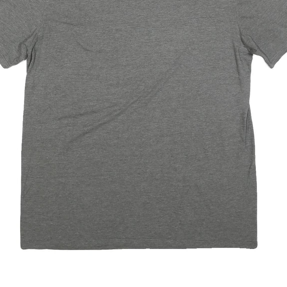 NIKE Mens Grey Blue Just Do It Graphic T-Shirt M Short Sleeve Crew Neck Casual