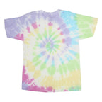 AUTHENTIC HENDRIX Mens Multicolour Tie Dye Graphic T-Shirt XL Short Sleeve Crew