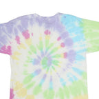 AUTHENTIC HENDRIX Mens Multicolour Tie Dye Graphic T-Shirt XL Short Sleeve Crew
