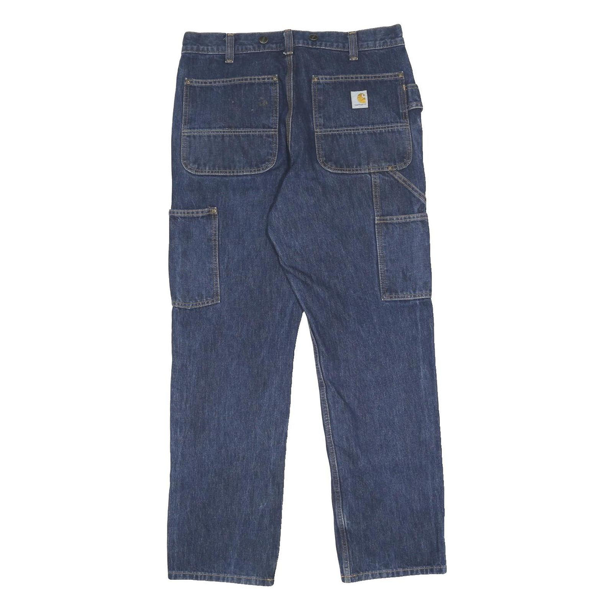 CARHARTT Mens Jeans Blue Relaxed Straight Denim Medium W32 L30 Workwear Durable