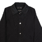 CALVIN KLEIN Womens Quilted Jacket Black S
