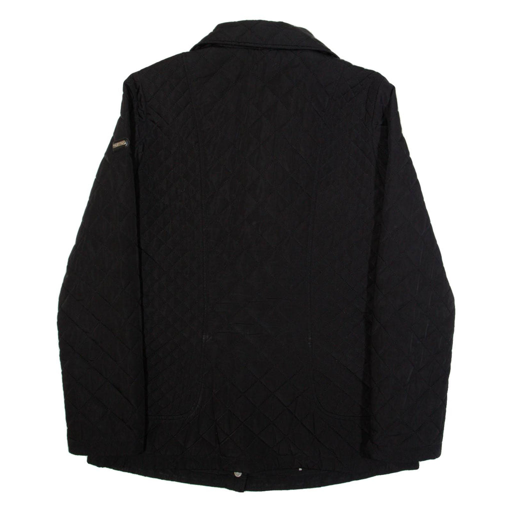 CALVIN KLEIN Womens Quilted Jacket Black S
