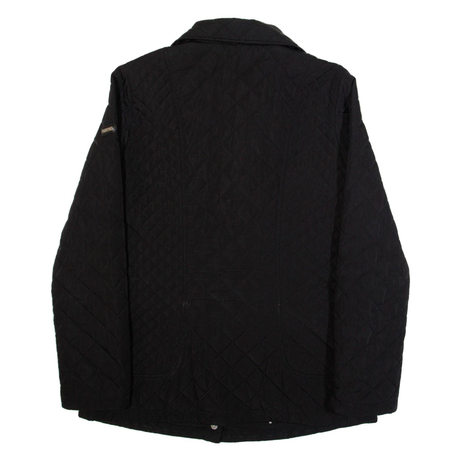 CALVIN KLEIN Womens Quilted Jacket Black S