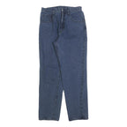 Womens Blue Regular Fit Straight Denim Cotton Blend Zip W29 L29 Classic Jeans