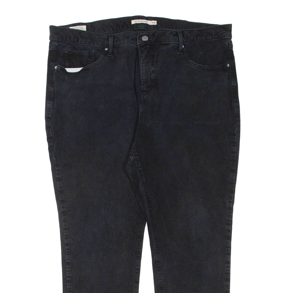 LEVI'S 311 Shaping Womens Jeans Black Regular Skinny W40 L30
