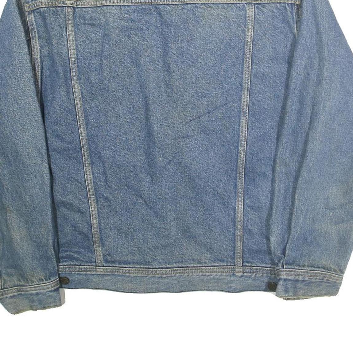 LEE Mens Blue Denim Button Jacket L Cotton Classic Vintage Style Casual