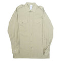 SCHILD Mens Plain Shirt Green Long Sleeve L