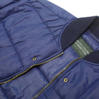 UNITED COLORS OF BENETTON Mens Blue Bomber Jacket S Polyamide Plain Zip Pocket