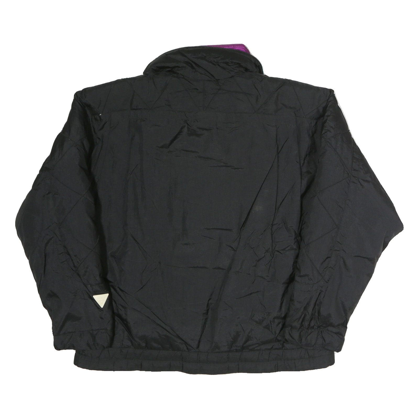 FERA SKIWEAR Womens Black Cotton Ski Jacket M Quilted Zip Closure