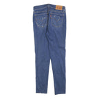 LEVI'S 710 Womens Jeans Blue Slim Skinny Denim Ripped W27 L26 Skinny Fit