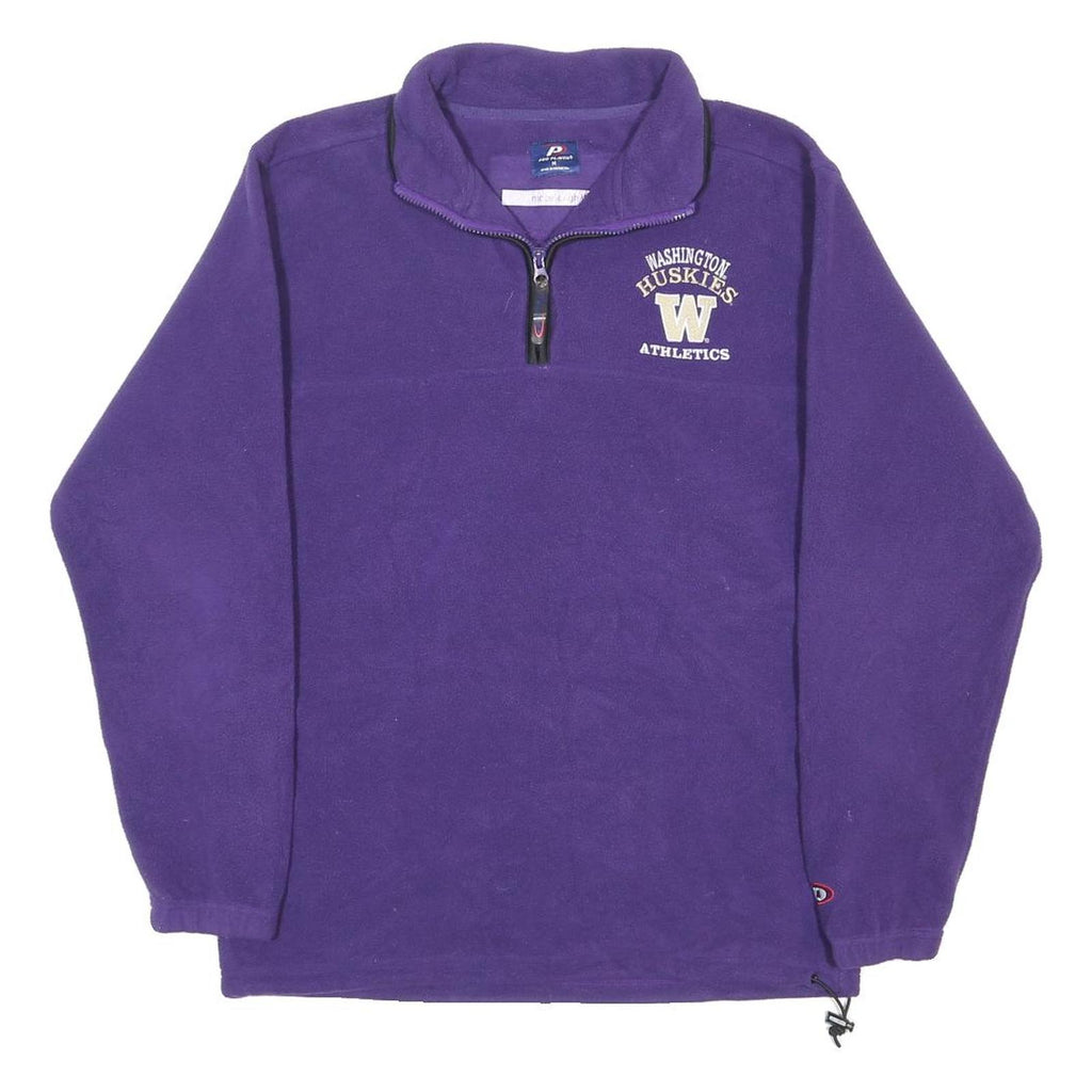 PRO PLAYER Mens Purple Washington Huskies Athletics Patterned Pullover Jumper M
