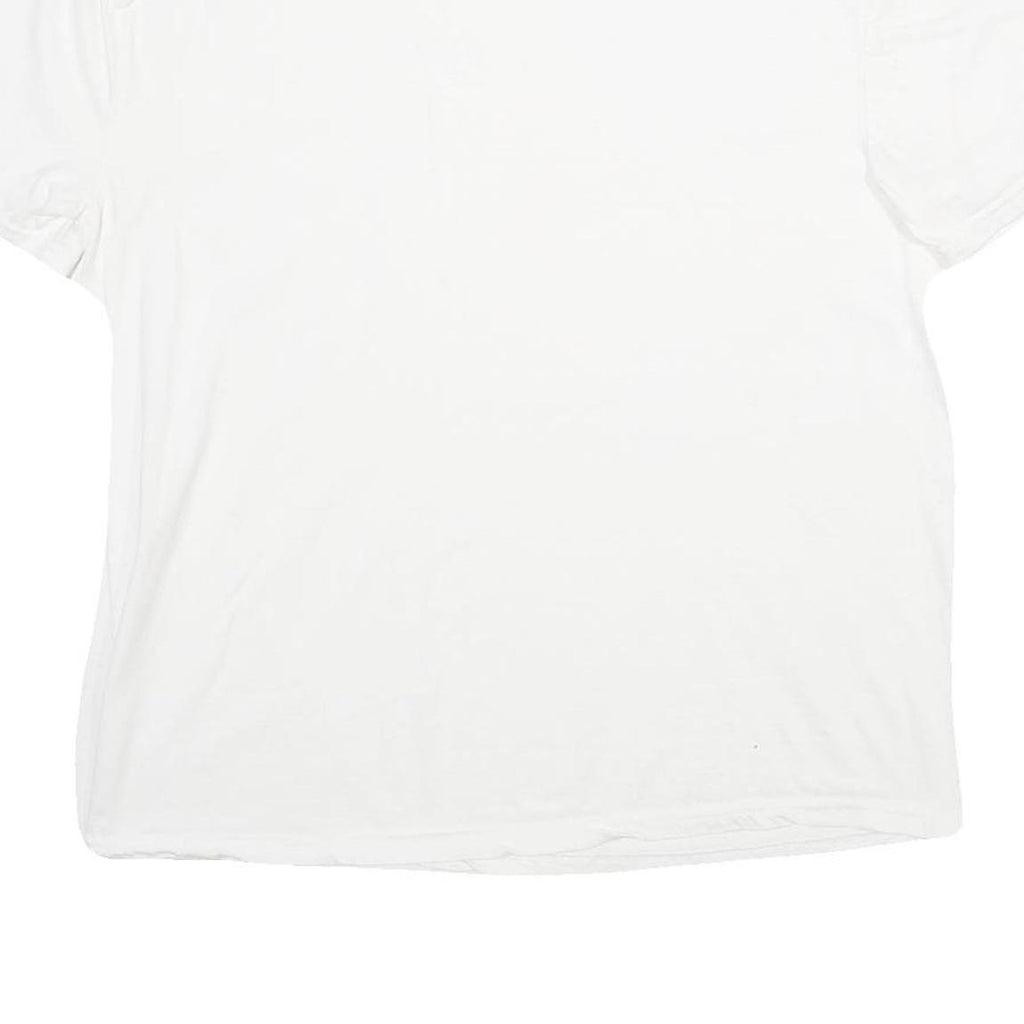 TRUE RELIGION Mens White XL Plain Short Sleeve Crew Neck Cotton T-Shirt