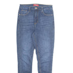 GUESS Mens Jeans Blue Regular Tapered Stone Wash W28 L28