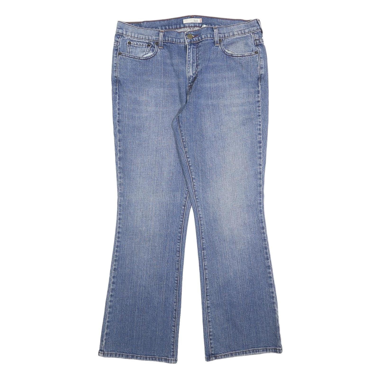 LEVI'S 515 Womens Jeans Blue Regular Bootcut Denim Medium W34 L30 Classic Fit