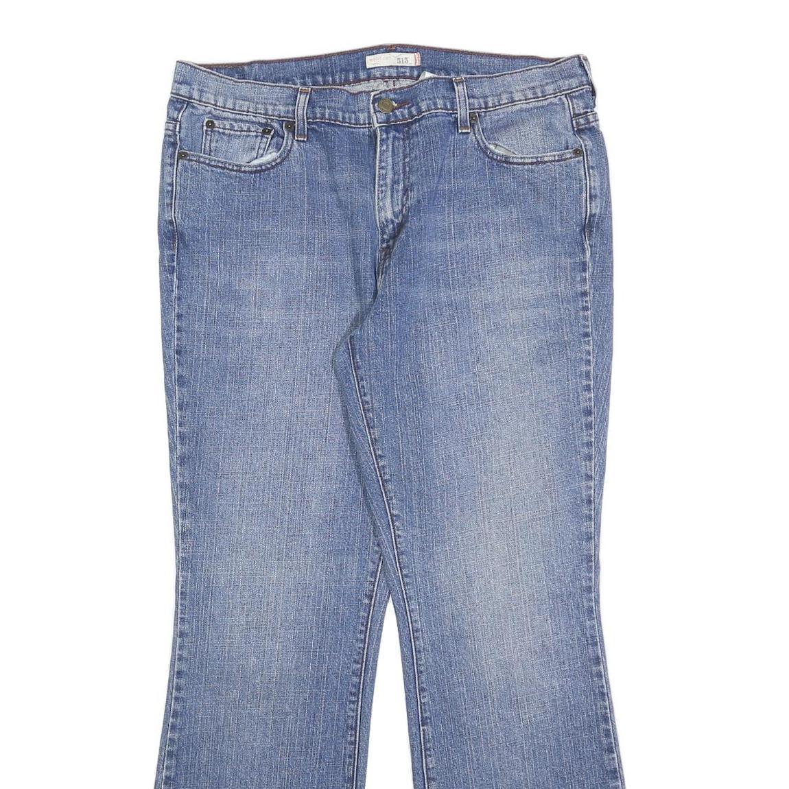 LEVI'S 515 Womens Jeans Blue Regular Bootcut Denim Medium W34 L30 Classic Fit