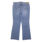 LEVI'S 515 Womens Jeans Blue Regular Bootcut Denim Medium W34 L30 Classic Fit