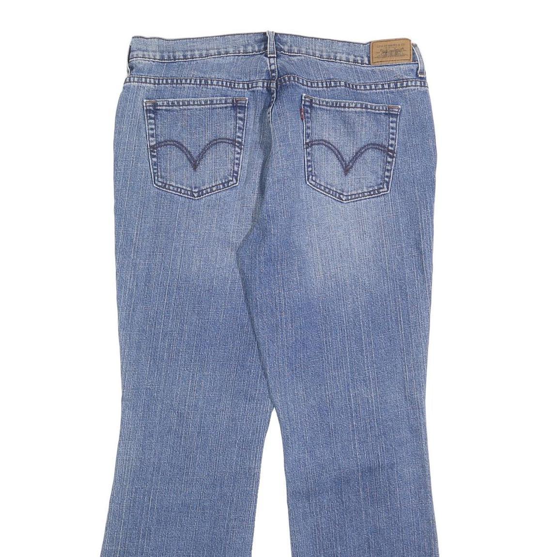 LEVI'S 515 Womens Jeans Blue Regular Bootcut Denim Medium W34 L30 Classic Fit