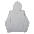 NIKE Mens Grey Pullover Hoodie M Small Swoosh Logo Casual Wear