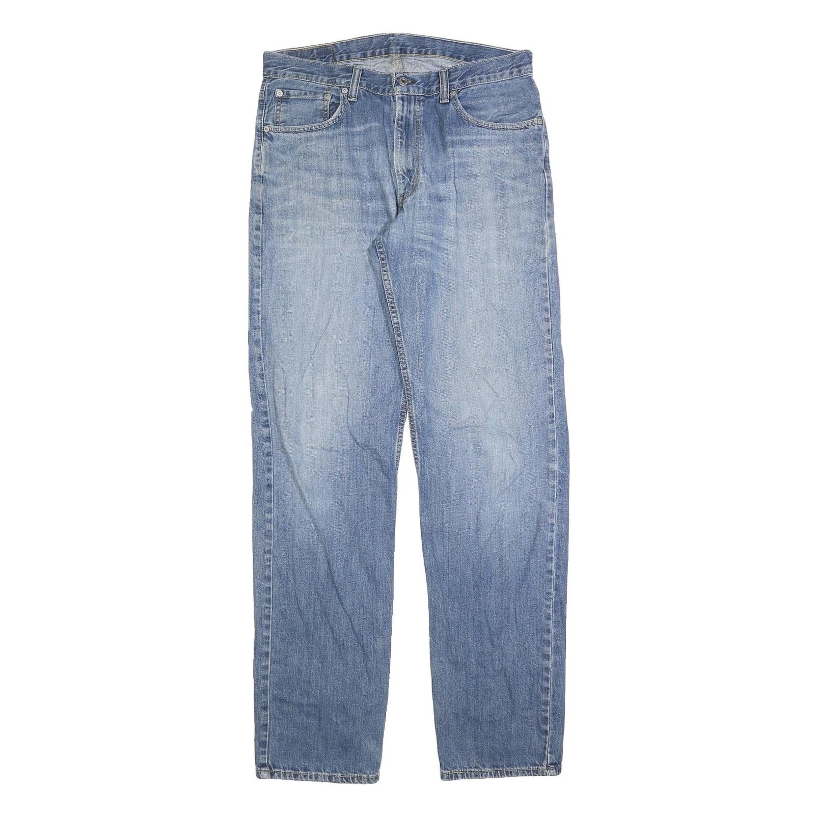 LEVI'S 550 Straight Mens Jeans Blue Relaxed Straight Denim Medium W33 L36