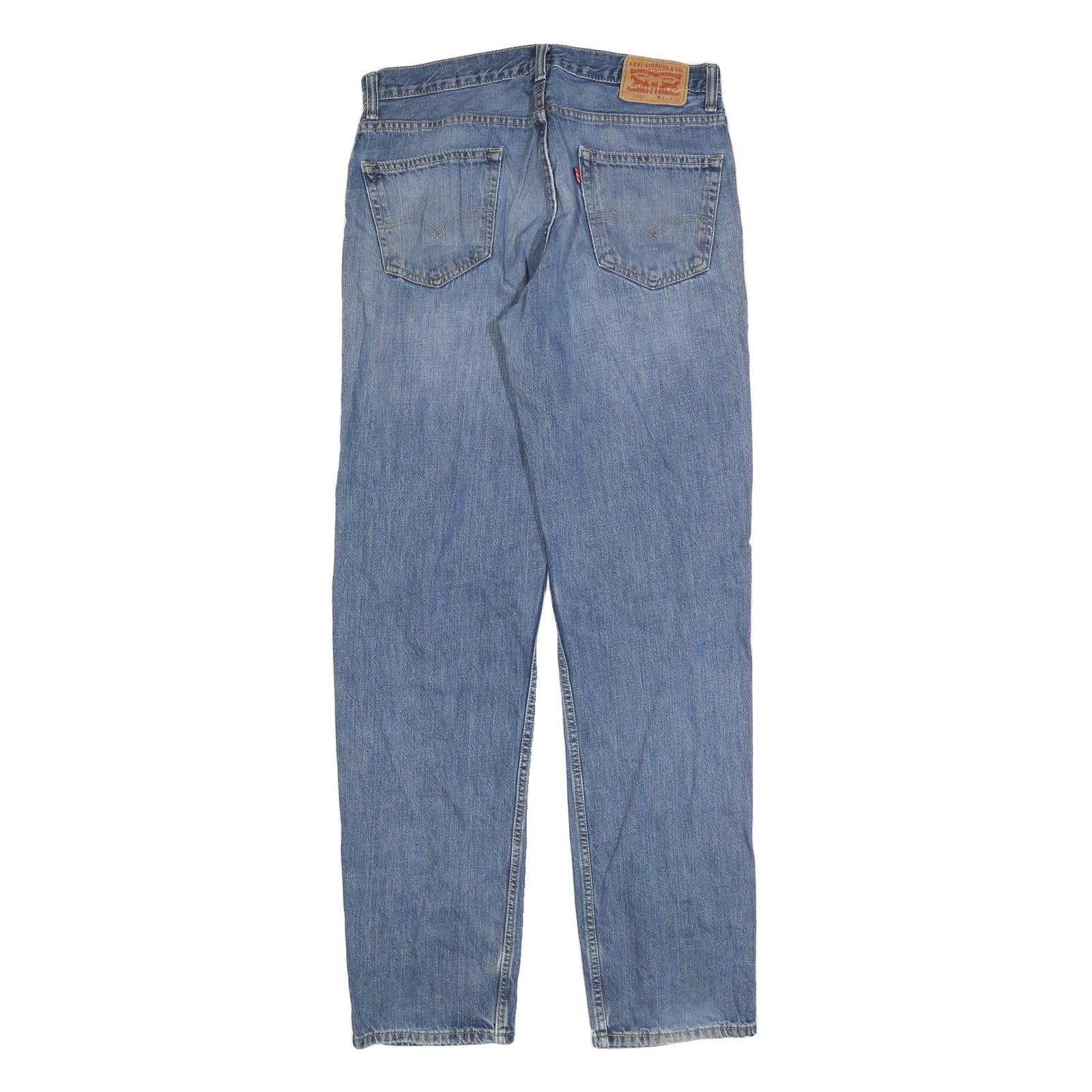 LEVI'S 550 Straight Mens Jeans Blue Relaxed Straight Denim Medium W33 L36