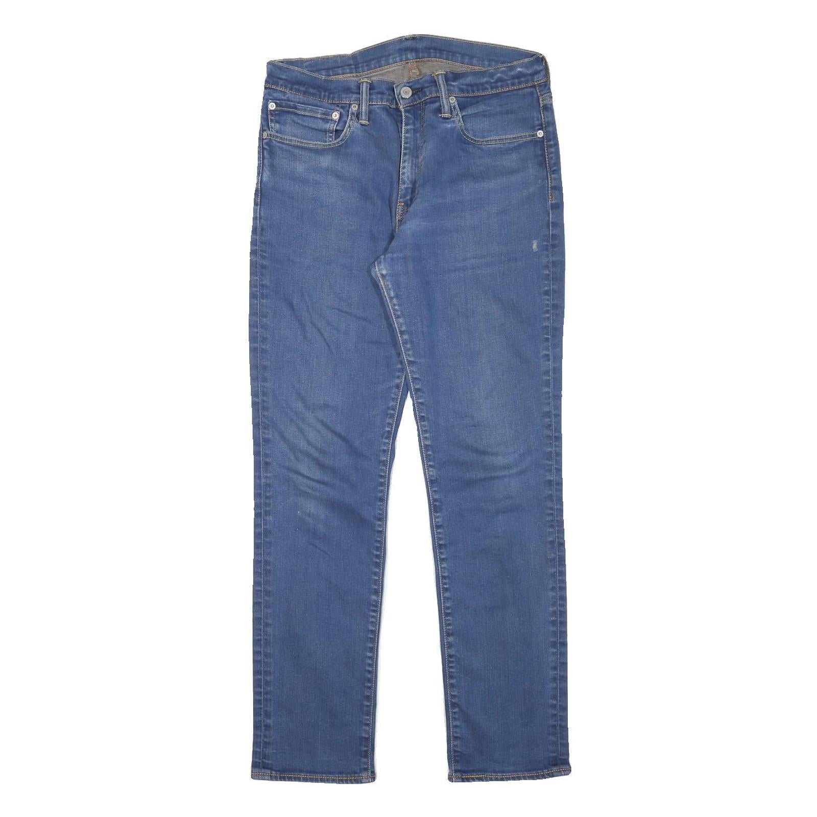 LEVI'S 511 Mens Slim Blue Denim Medium Wash Jeans W30 L30 Classic Zip Closure