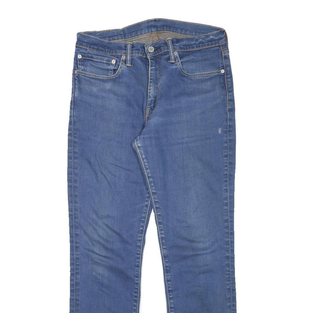 LEVI'S 511 Mens Slim Blue Denim Medium Wash Jeans W30 L30 Classic Zip Closure