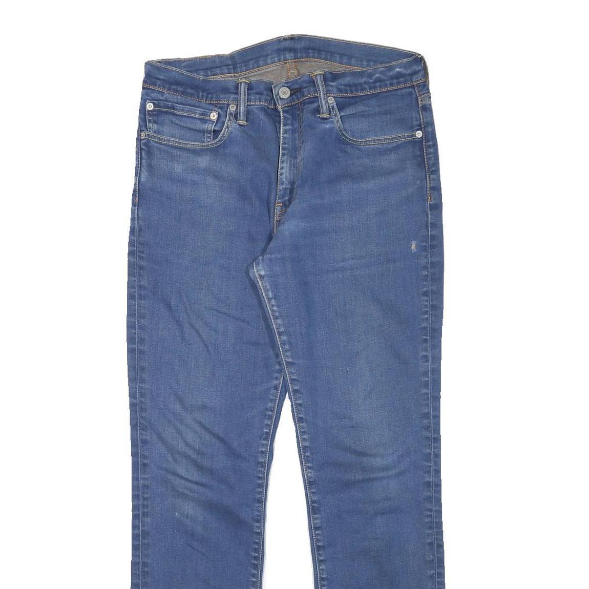 LEVI'S 511 Mens Slim Blue Denim Medium Wash Jeans W30 L30 Classic Zip Closure