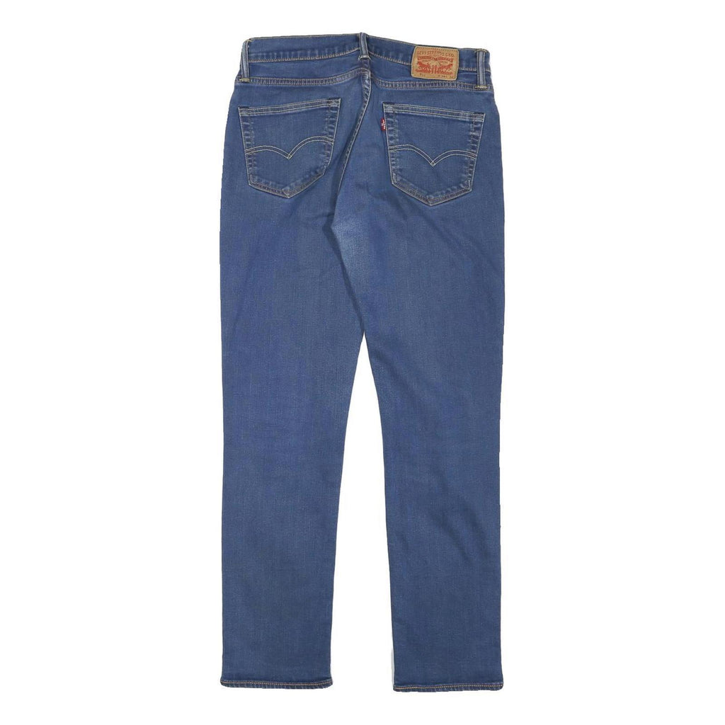LEVI'S 511 Mens Slim Blue Denim Medium Wash Jeans W30 L30 Classic Zip Closure