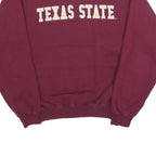 HANES Mens Maroon Texas State Crew Neck M Cotton Blend Sweatshirt
