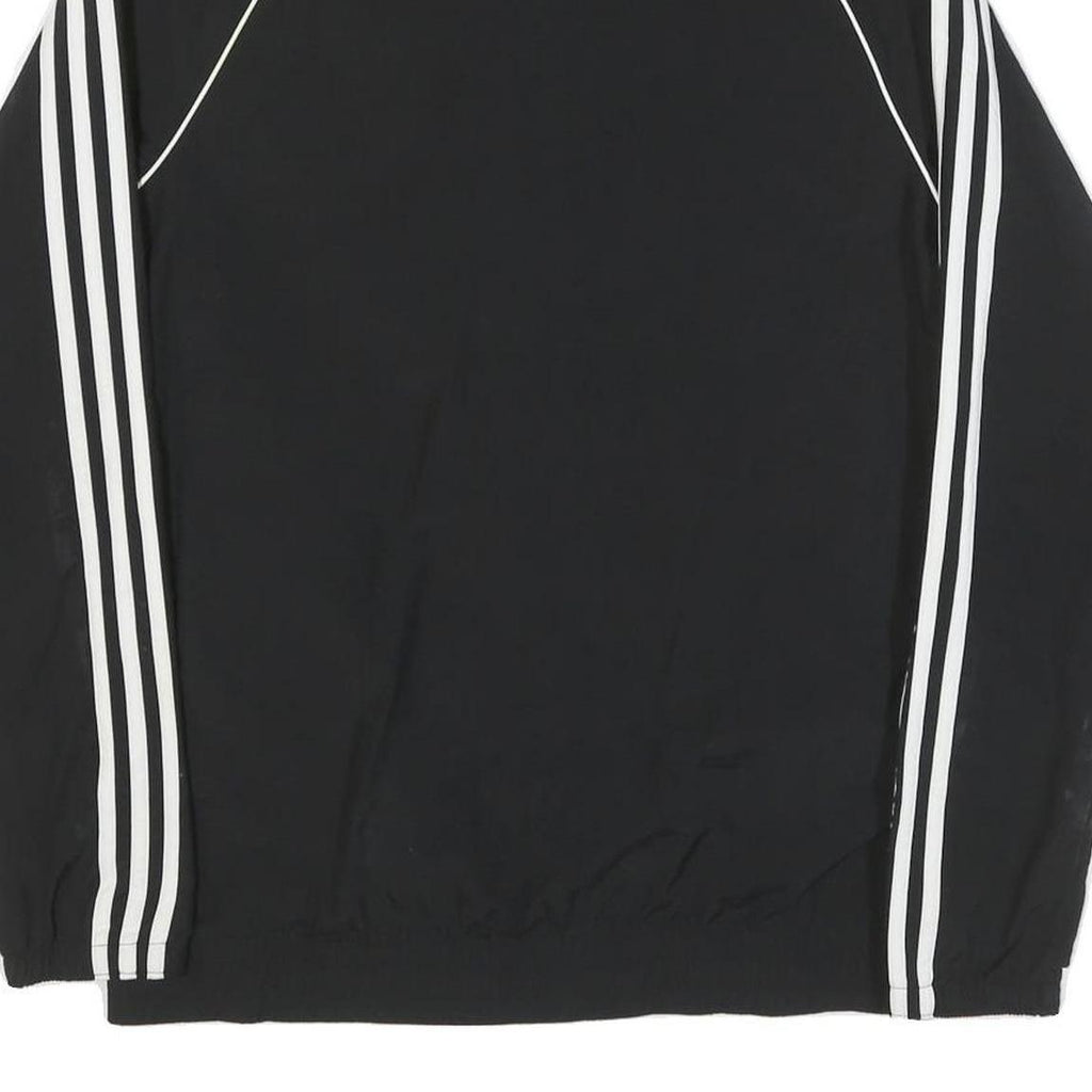 ADIDAS Mens Black White Originals Track Jacket S Polyester Blend Zip Sportswear