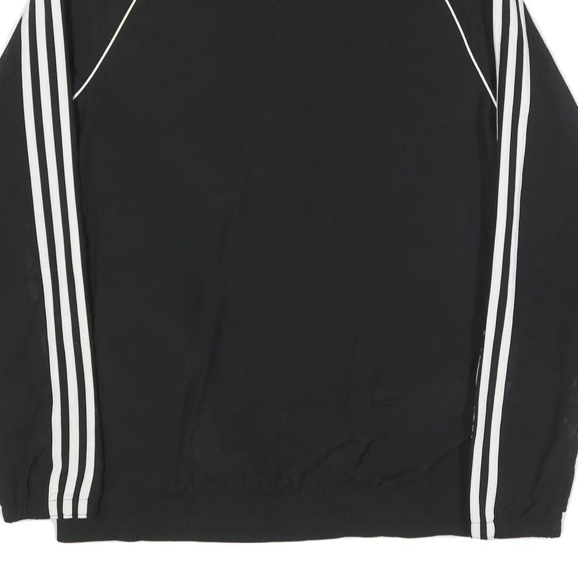 ADIDAS Mens Black White Originals Track Jacket S Polyester Blend Zip Sportswear