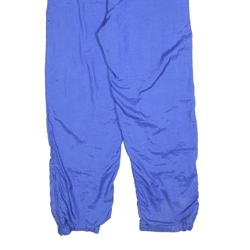ACTION SPORTSWEAR Mens Joggers Blue & Pink L W34 L30 Colourblock Relaxed Tapered