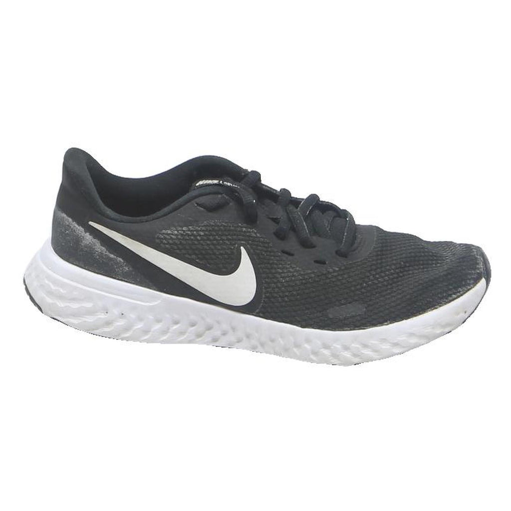 NIKE Womens Running Trainers Black White Synthetic UK 4.5 Lightweight Cushioned