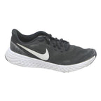 NIKE Womens Running Trainers Black White Synthetic UK 4.5 Lightweight Cushioned
