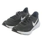 NIKE Womens Running Trainers Black White Synthetic UK 4.5 Lightweight Cushioned