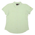 MAMMUT Womens Green Check Shirt L Technical Lightweight Button Shirt Outdoors
