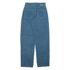 EMPYRE Womens Corduroy Trousers Blue Relaxed Straight W25 L30