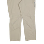 TREVOLUTION Womens Polyester Blend Beige Regular Straight Trousers W32 L26